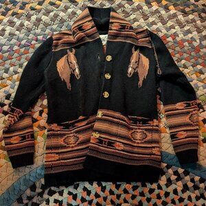 Cotton & Rye Women's Horse Button-Down Cardigan |